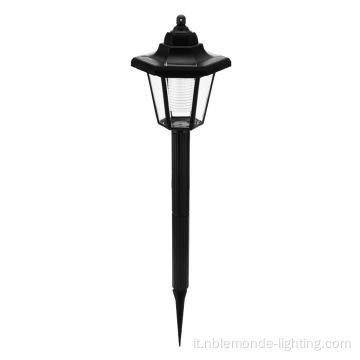 Luce da giardino esterno ad energia solare classica a LED